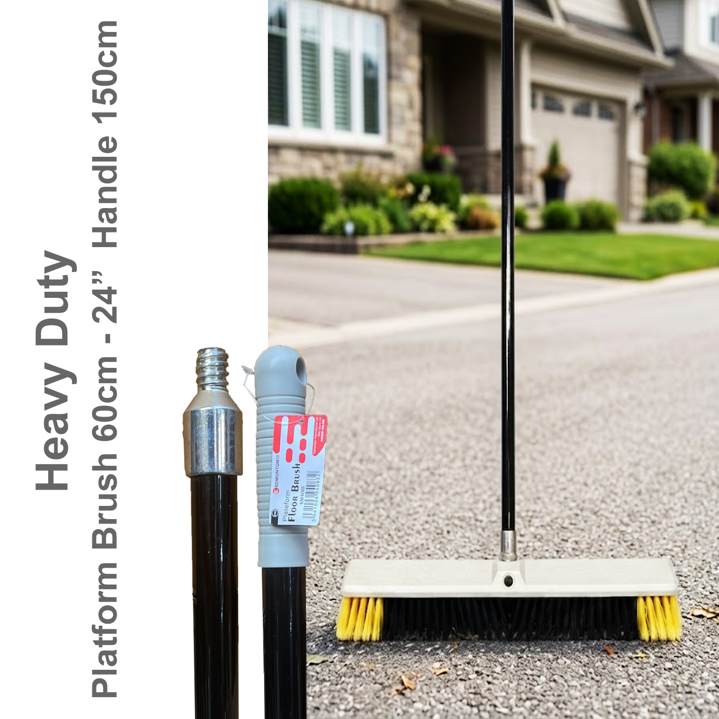 Plateform Heavy Duty Broom 24" Handle 1.50m - Image 2